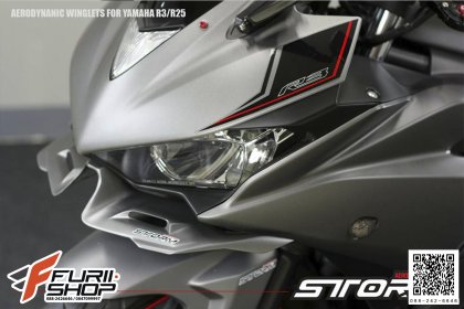 วิงค์ STORM Rider(สตรอมไรเดอร์) สีเทา FOR YAMAHA R3