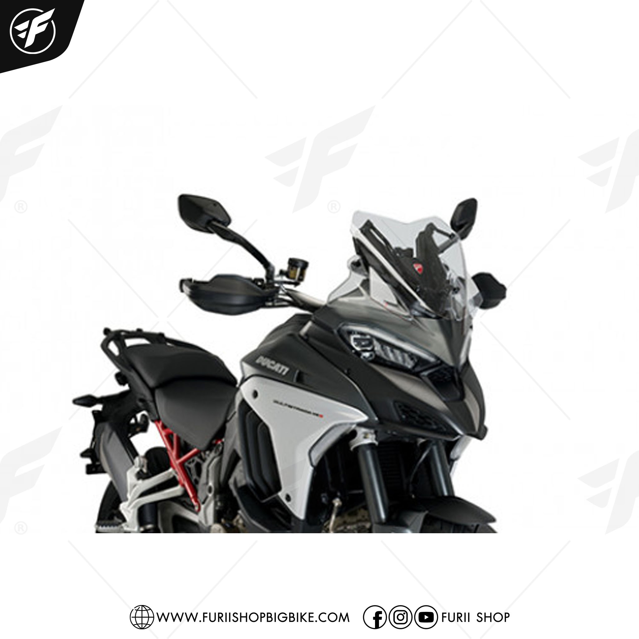 ชิวหน้า PUIG WINDSHIELD SPORT Clear(ใส) FOR Ducati Multistrada V4/V4S 2021-2022