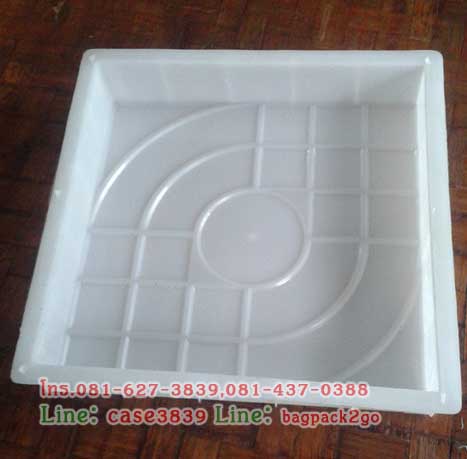 แม่พิมพ์บล็อคคอนกรีต ลายอินฟินีตี้ หรือแม่พิมพ์ลายสเปนขนาด 30x30x5 cm