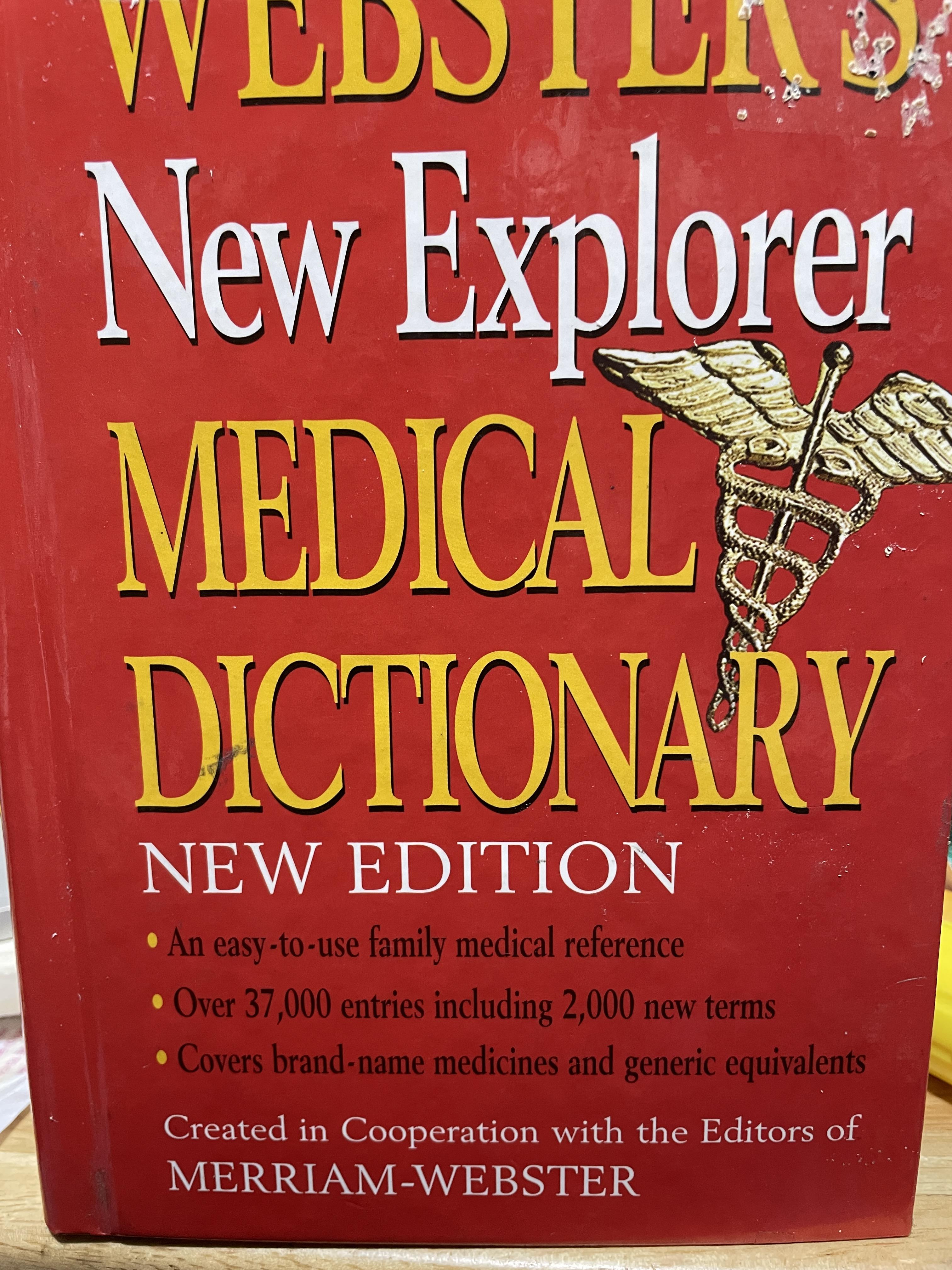 MEDICAL DICTIONARY. WEBSTER ‘ S New Explorer. Medical Dictionary new edition 5 กก.
