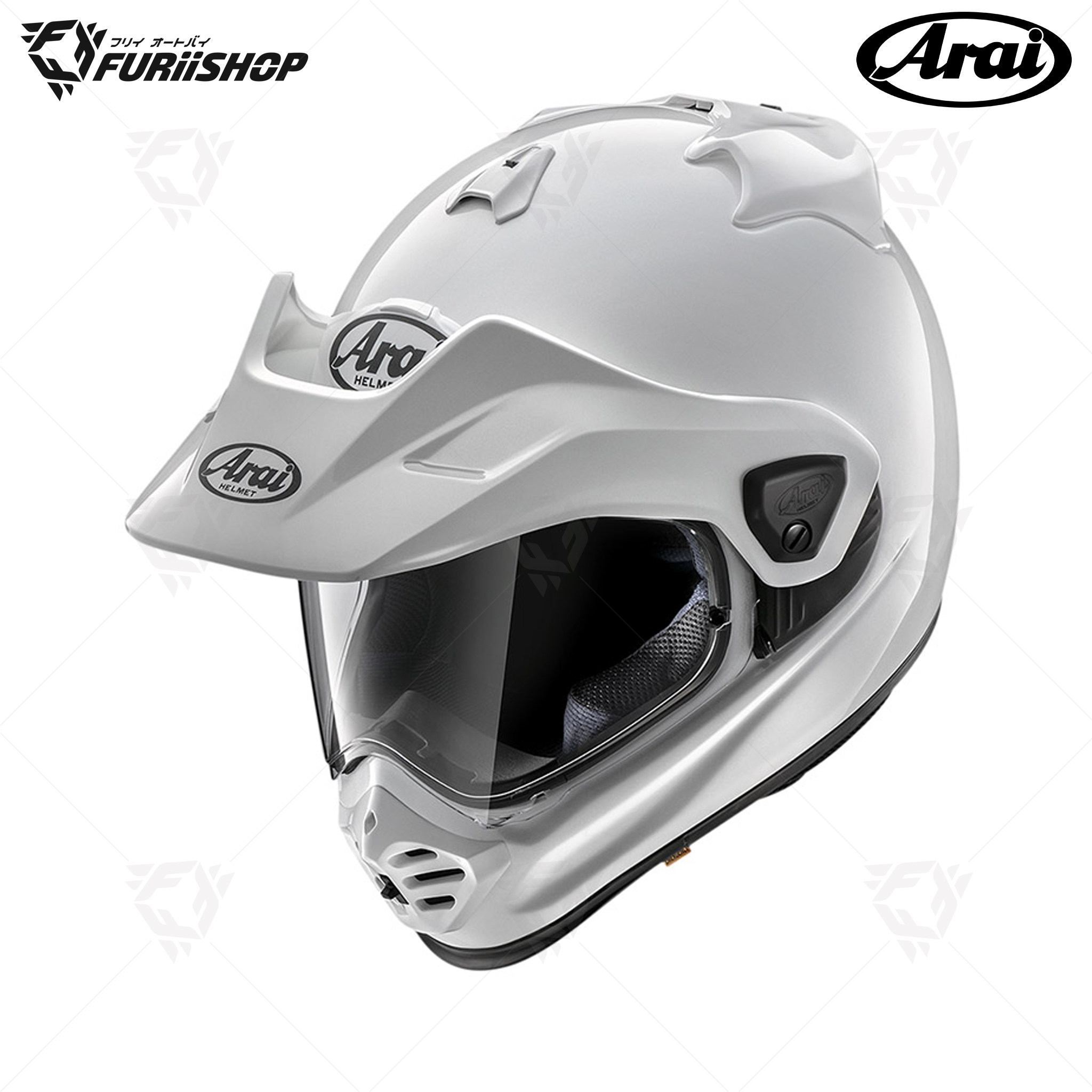 หมวกกันน็อคเต็มใบ Arai : Tour-X5 Glass White