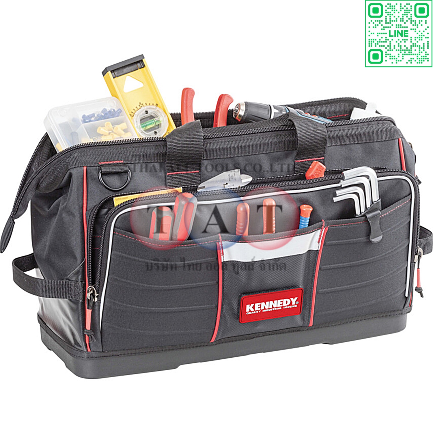 KEN5934150K TOOL BAG SOFT WITH POCKETS & SHOULDER STRAP 52cm x 21cm x 30cm KENNEDY