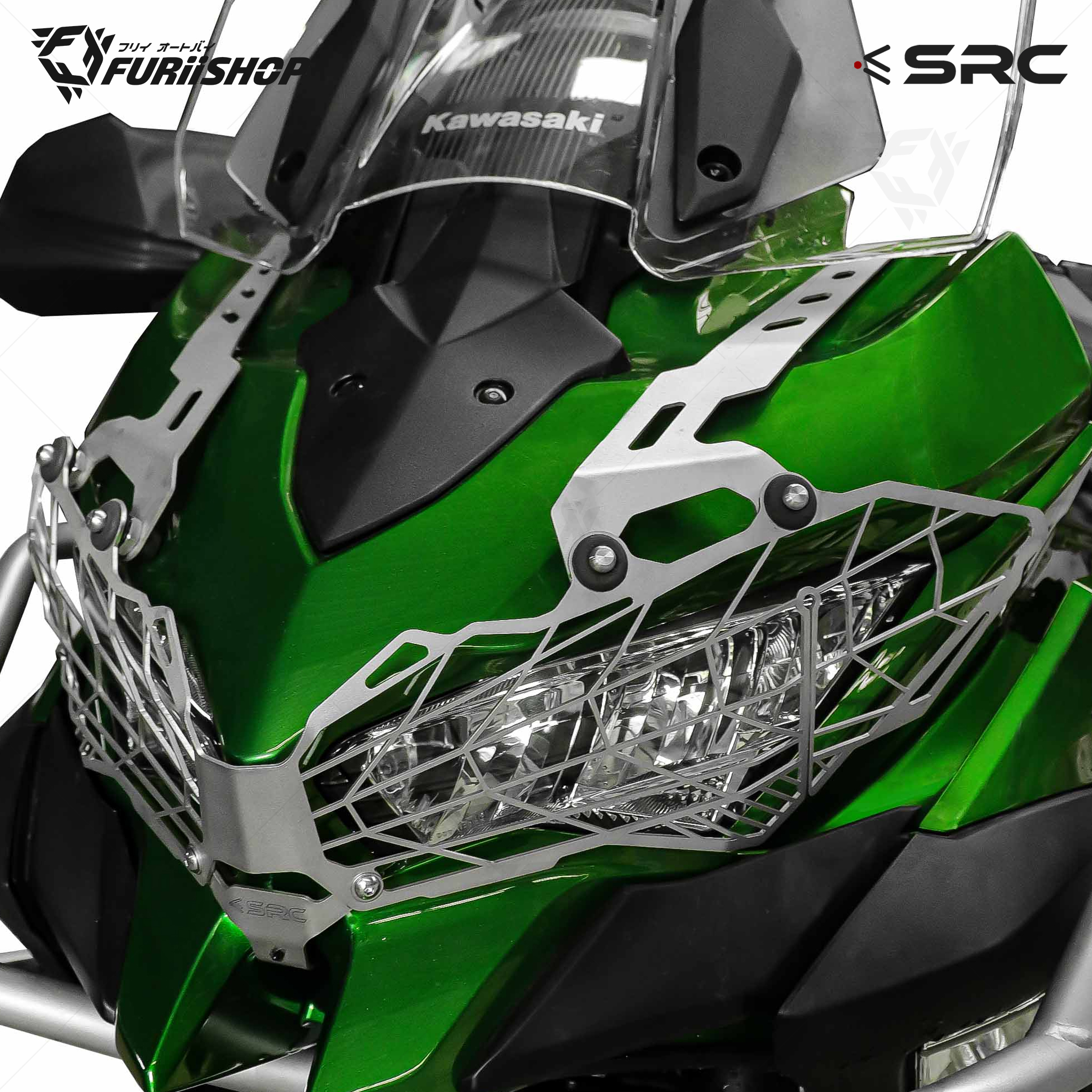 การ์ดไฟหน้า HEADLIGHT GUARD FOR KAWASAKI VERSYS 1000