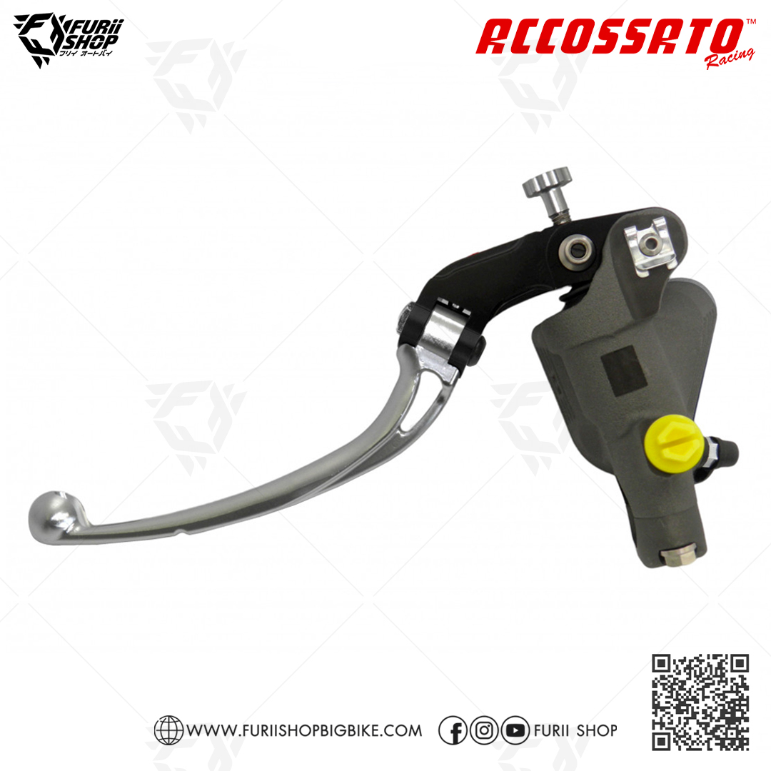 ปั้มเบรกขวา Accossato Radial Brake 16x16 พับได้ : PK033S-L-16-RST