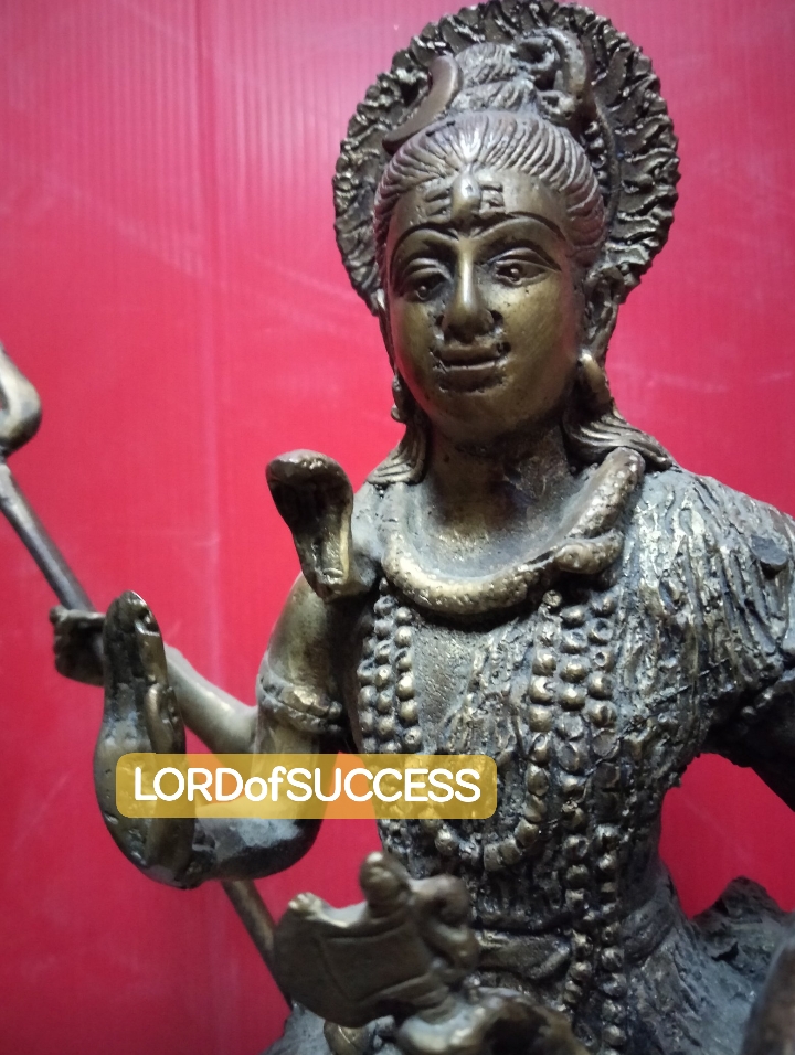 งานทองเหลือง ครอบครัวพระศิวะ สูง 9.5 นิ้ว