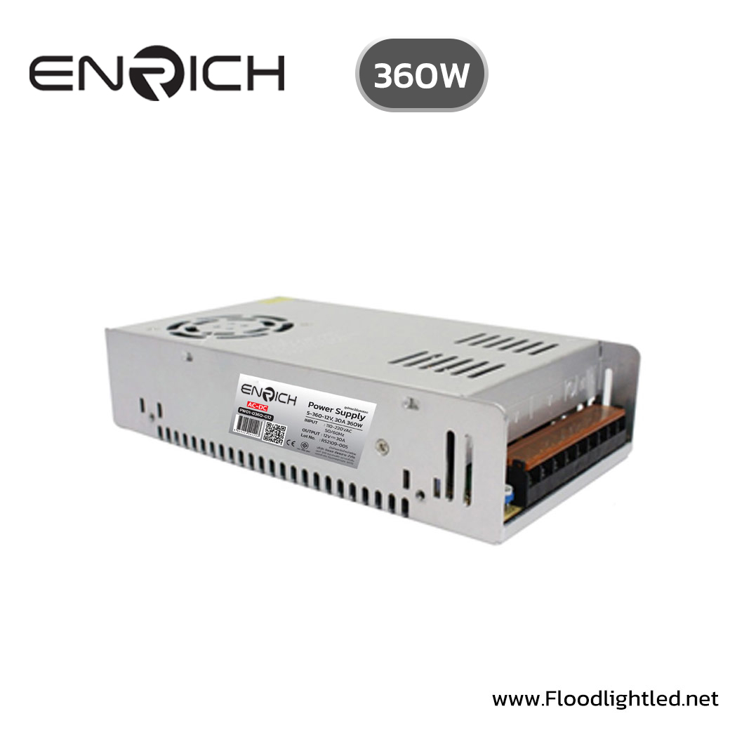 พาวเวอร์ซัพพลาย ENRICH S-360-12V 30A 360W