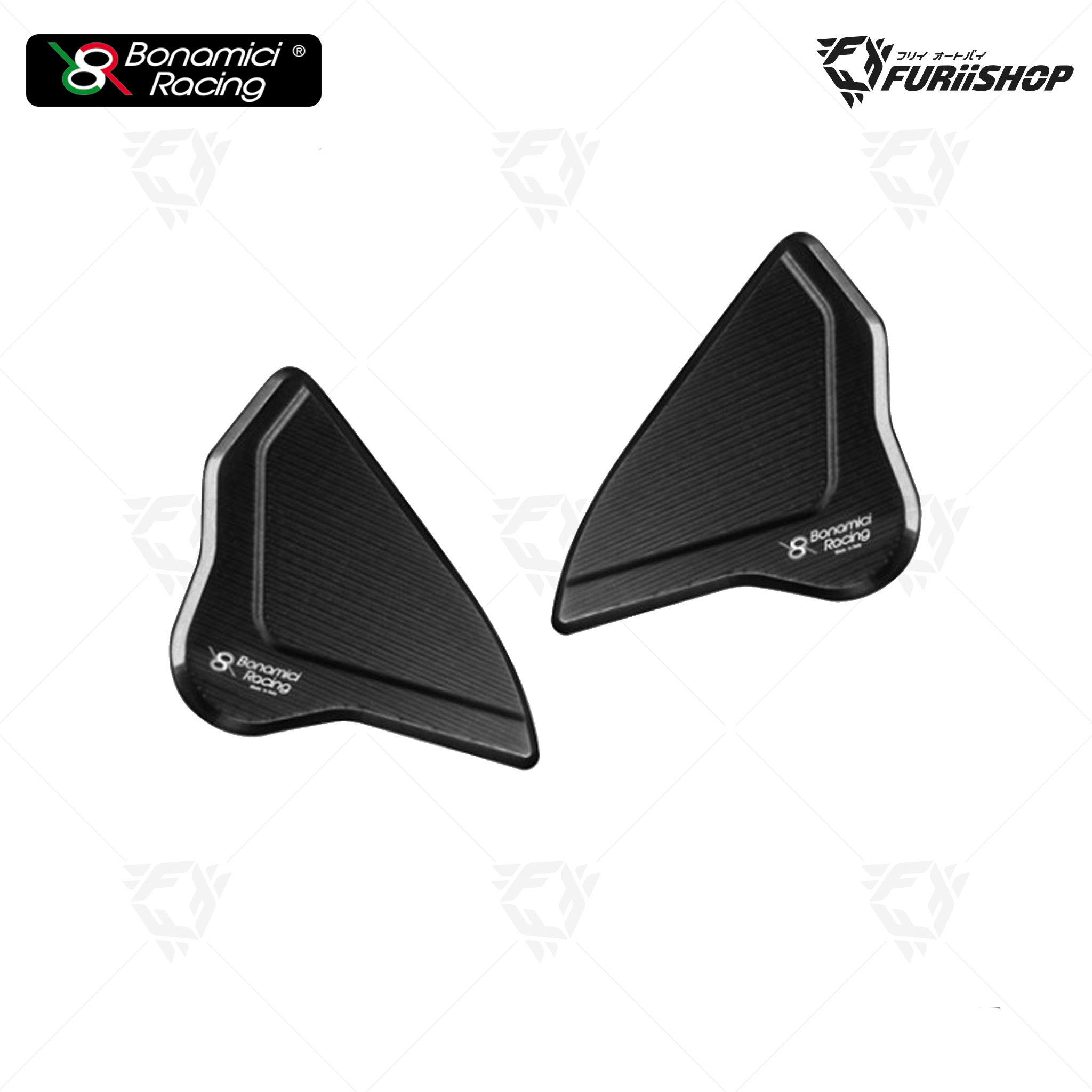 อุดกระจก BLOCKS MIRROR Bonamici สีดำ For Yamaha YZF R7 2021