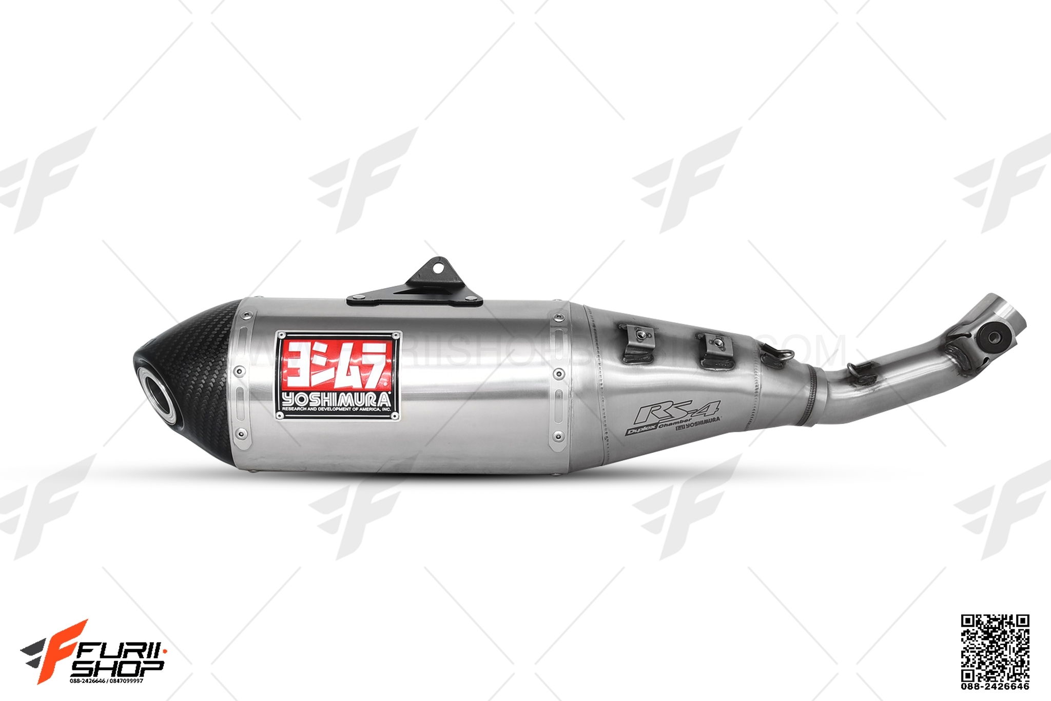 ท่อมอเตอร์ไซค์ YOSHIMURA RS4 TITANIUM FOR HONDA CRF250RALLY ท่อแต่ง ท่อสูตร ท่อบิ๊กไบค์ ท่อBigbike ท่อไอเสีย