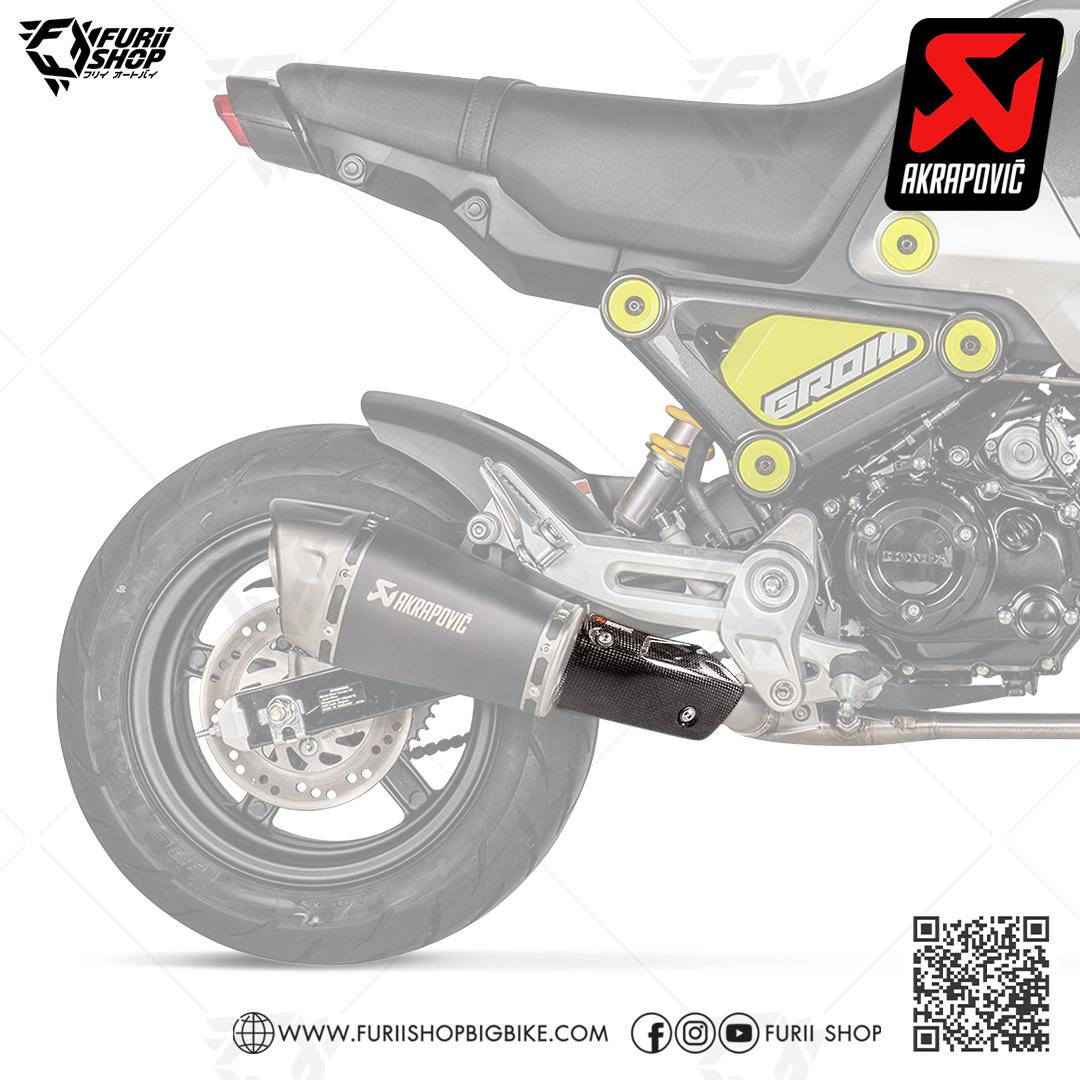 การ์ดท่อ Akrapovic Heat Guard Carbon : for Honda MSX/Grom 2021 All new