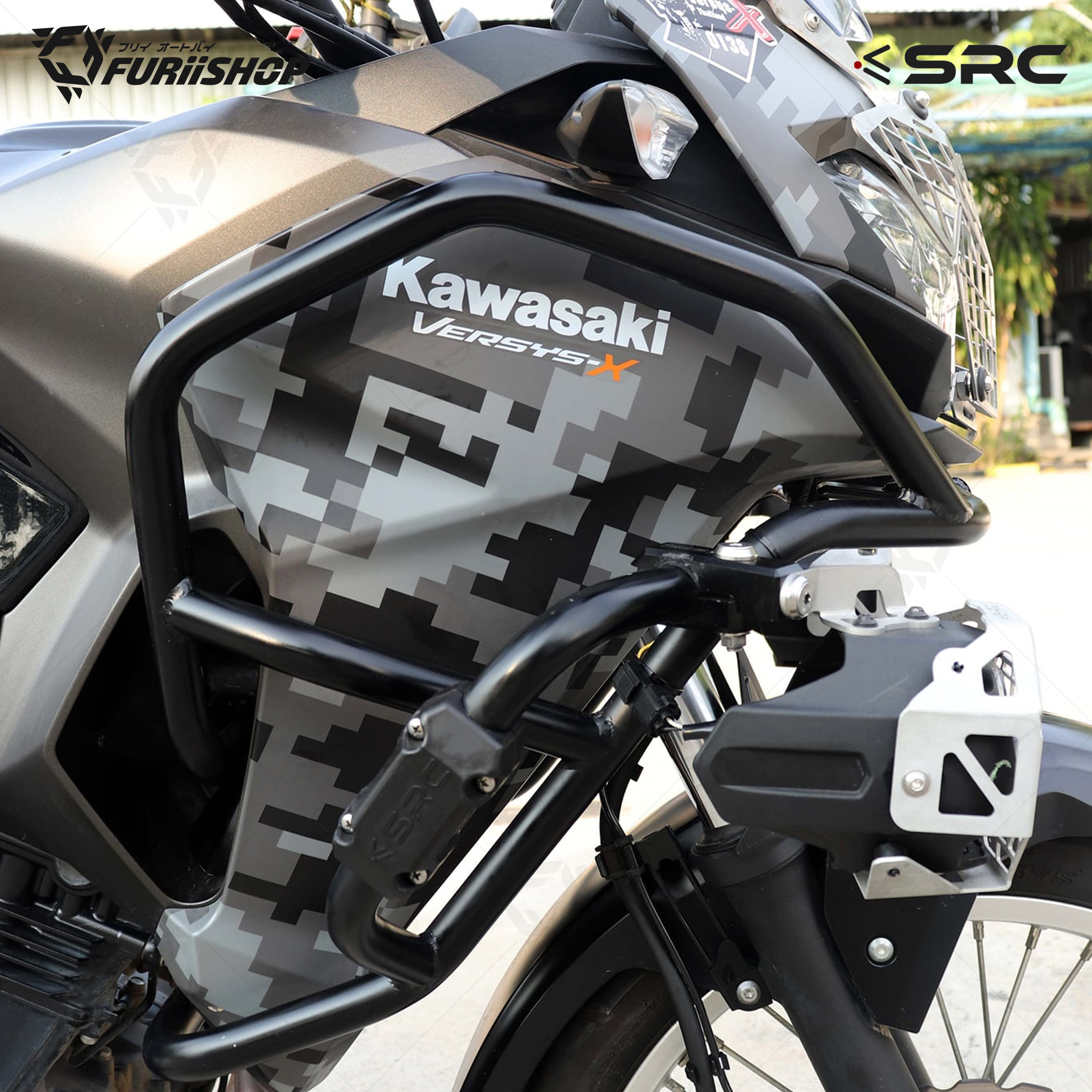 SRC แคสบาร์ CRASH BAR TOURER For Kawasaki Versys X300