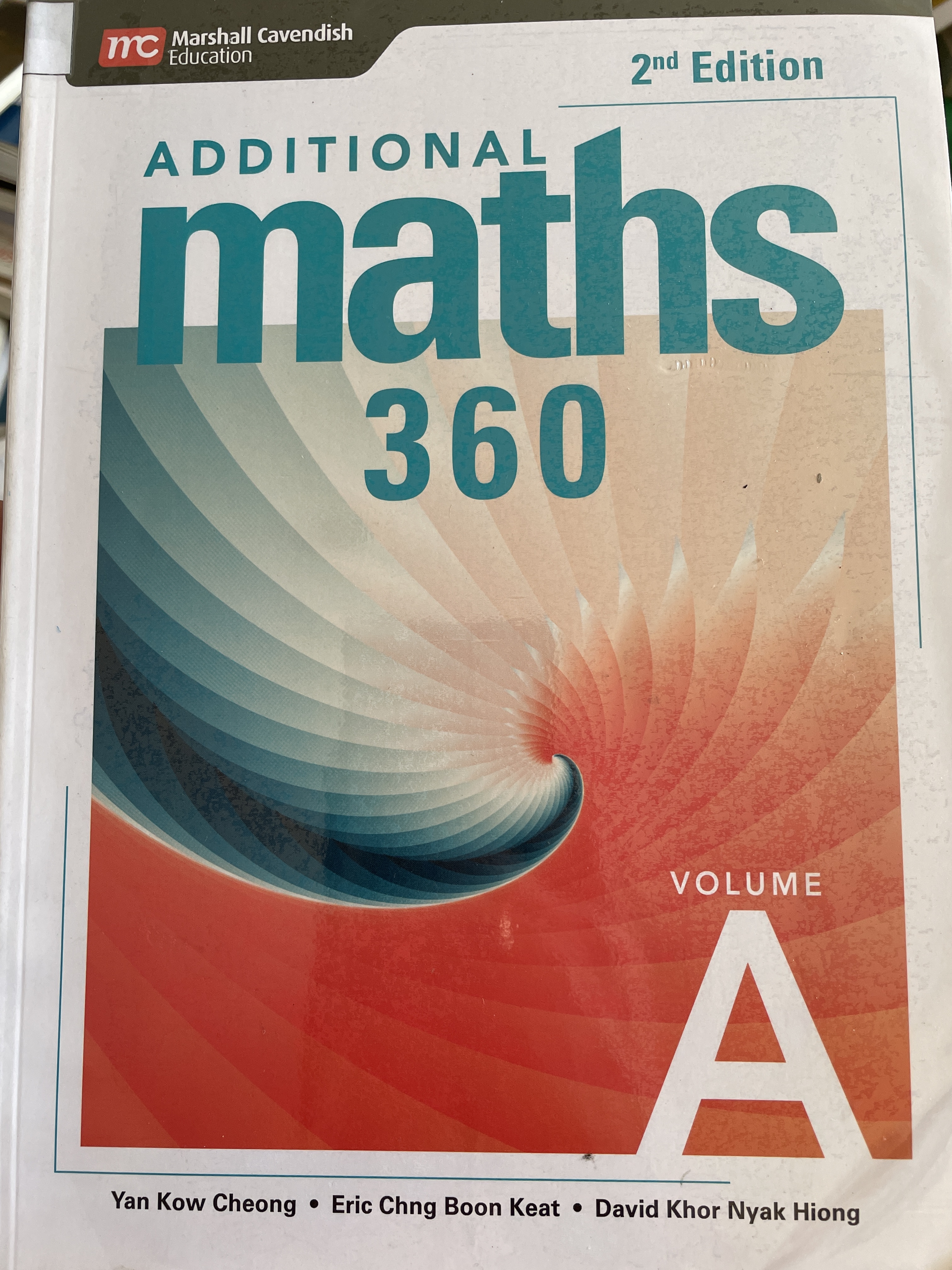 ADDITIONAL MATHS. 360 Volume. A. พิมพ์ ครั้งที่ 2 0 กก.