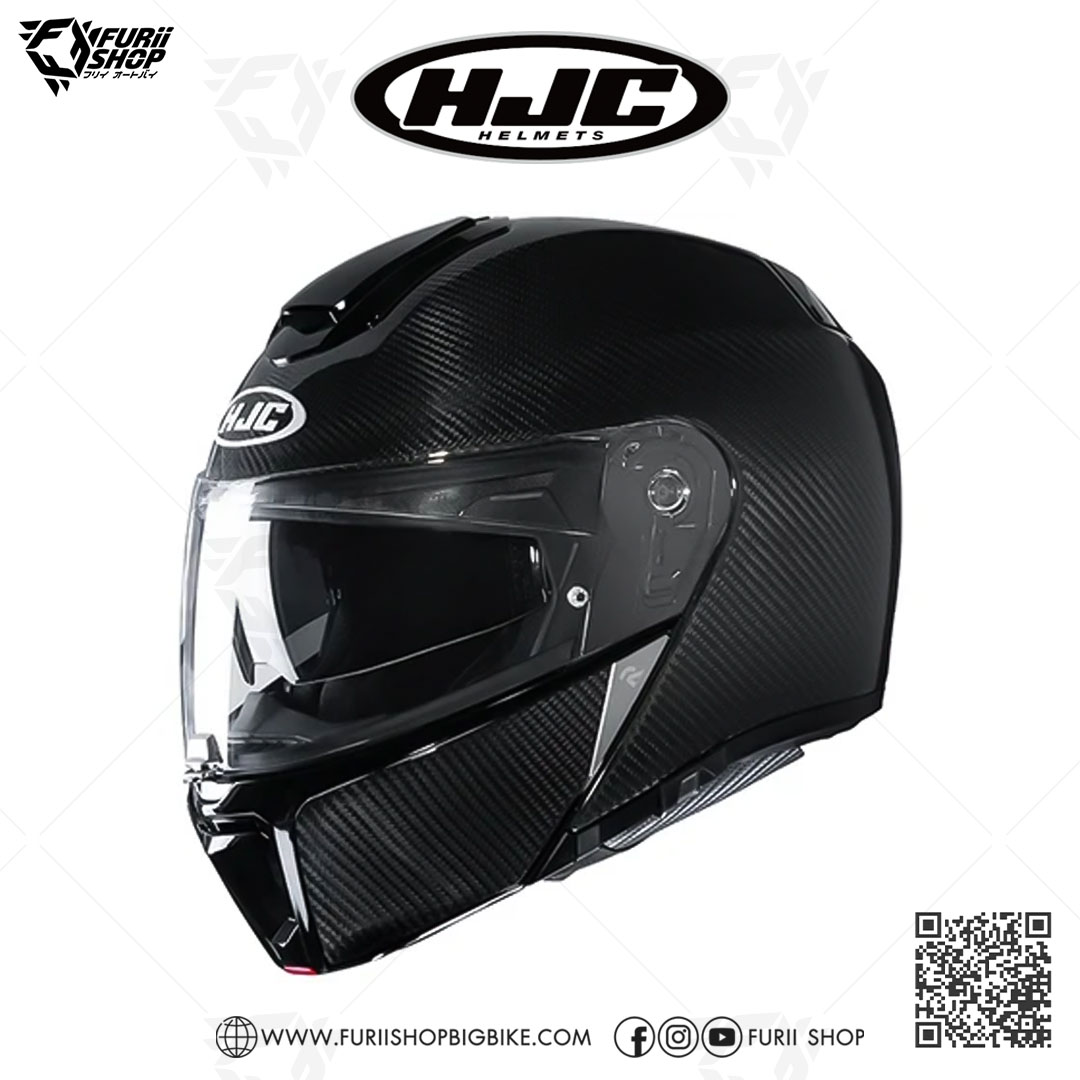 หมวกกันน็อคเต็มใบ(มีแว่นดำ) HJC RPHA90 : CARBON