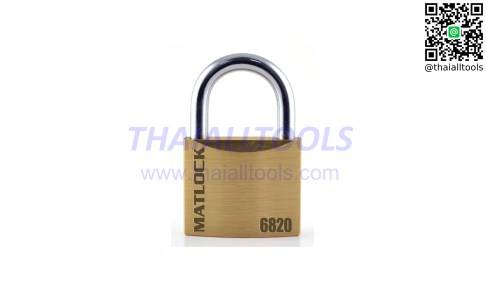 SLIMLINE BRASS PADLOCK STEELSHACKLE MATLOCK