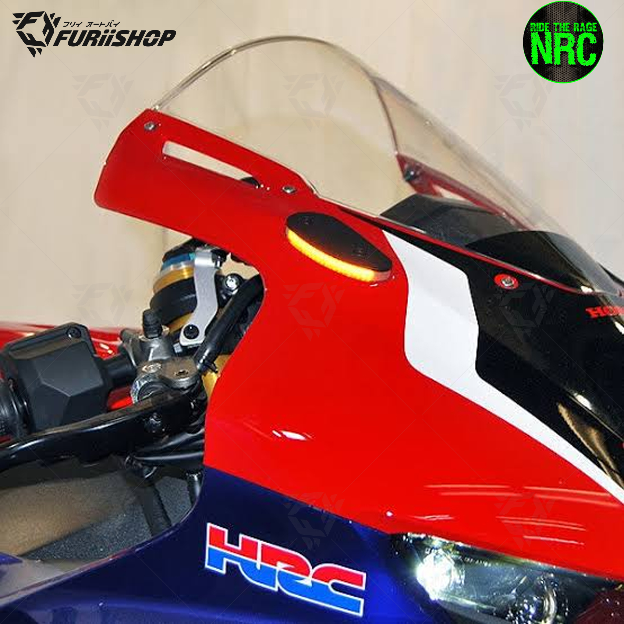 อุดกระจกไฟเลี้ยว NRC For : CBR1000RR-R