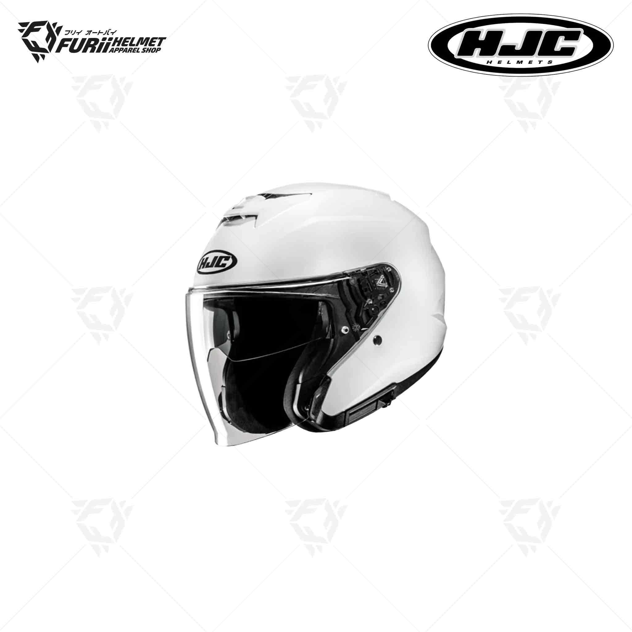 หมวกกันน็อค HJC I31 Open Face PEARL WHITE สีขาว ผิวเงา (มี มอก.)