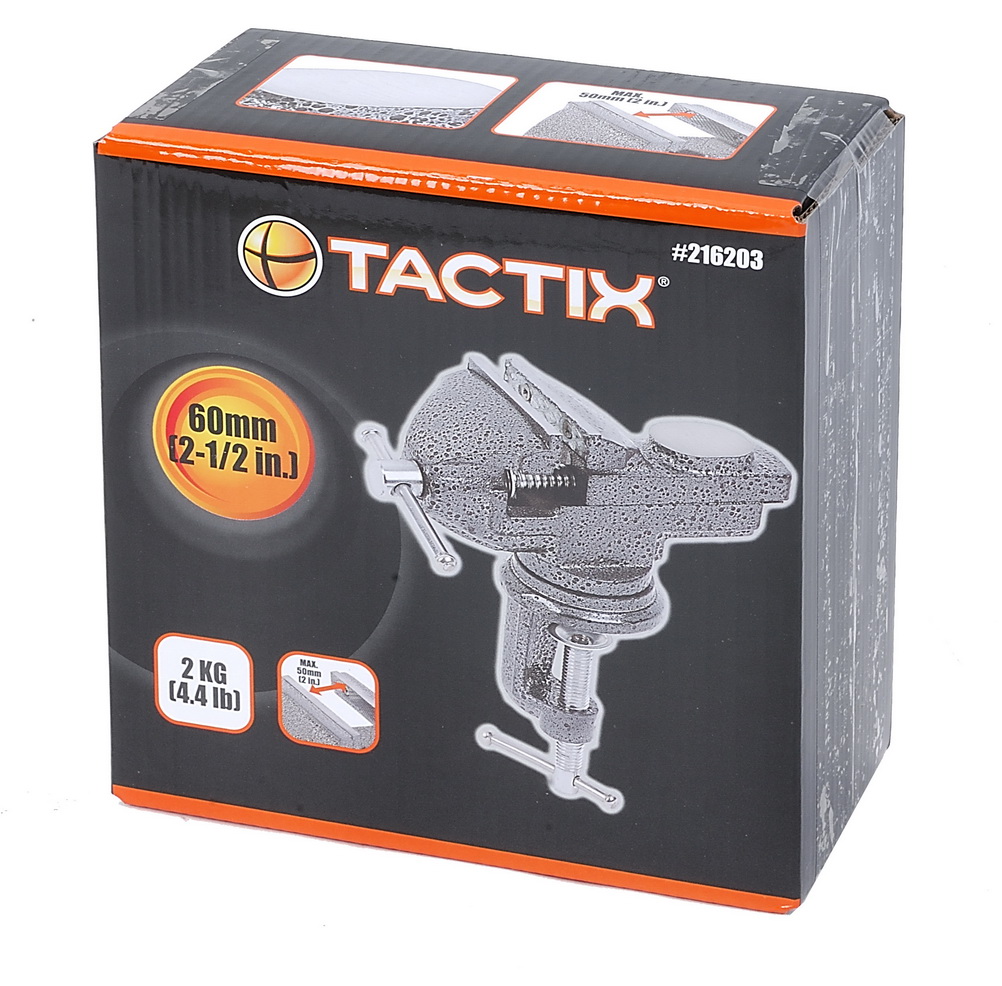 ปากกาแท่นจับเหล็ก แบบหมุน 216203 2.5" TACTIX