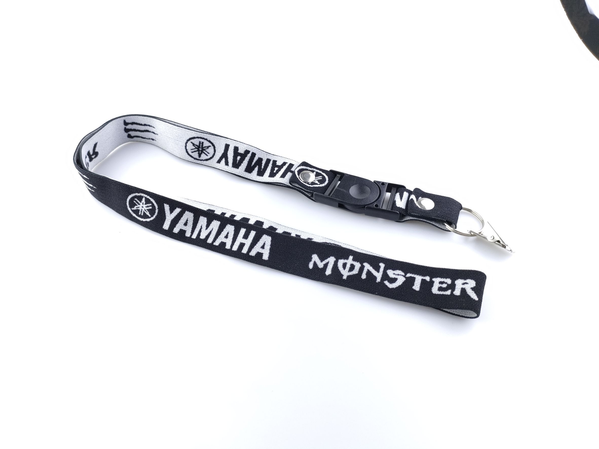 สายคล้องบัตร สายคล้องคอ สายคล้องกุญแจ สายคล้องโทรศัพท์ Yamaha (มีตัวปลดล็คปลายสาย)