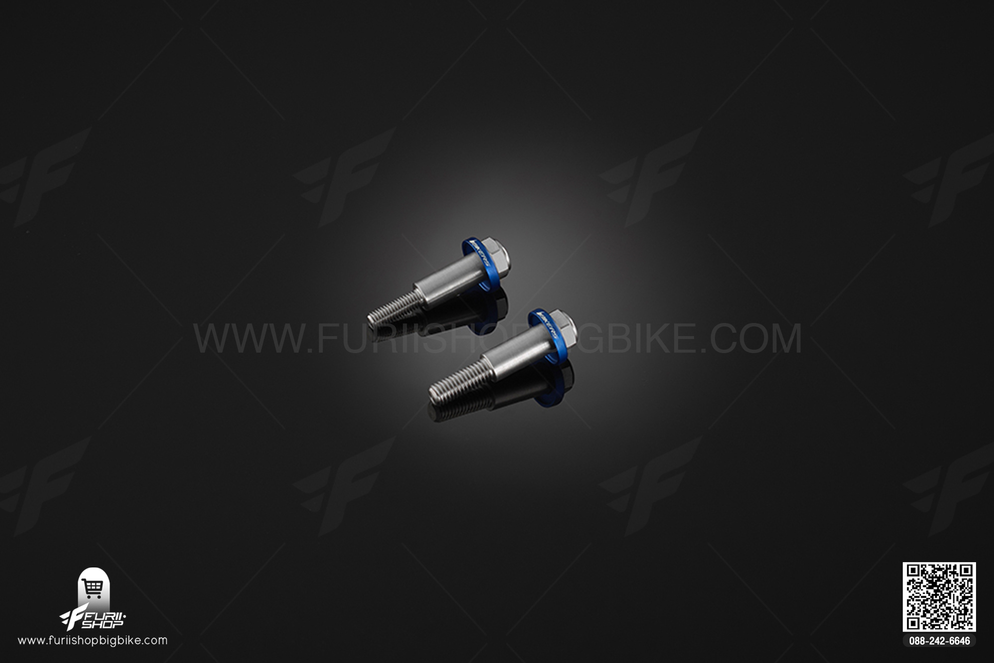 Stainless Bolt For Brake & Clutch Lever (2 Pieces) สีน้ำเงิน BMW G310R