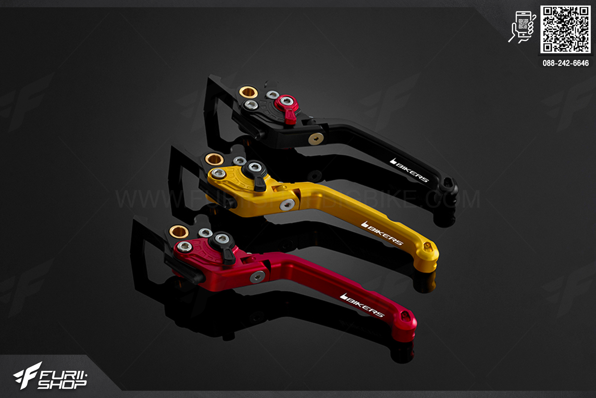 ก้านเบรค Premium Folding Adjustable Rear Brake Lever Bikers Yamaha N-MAX (2015-2019)