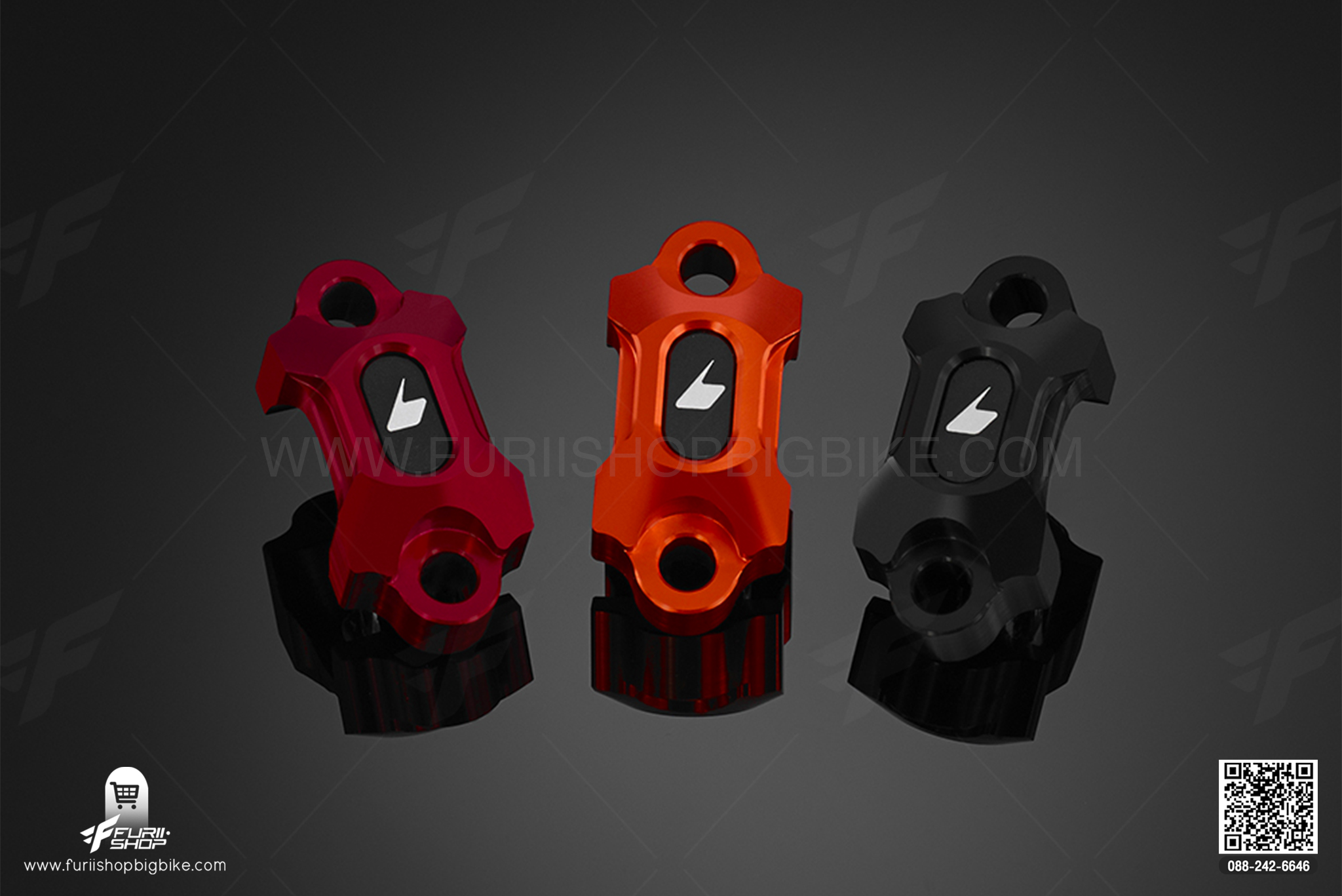 บาร์แคลมป์ Rotating Bar Clamp, Left (1 Piece) Bikers คาวาซากิ Kawasaki Z800