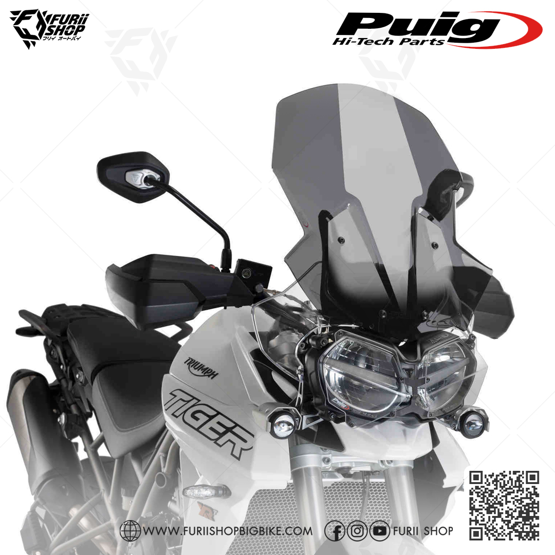ชิลด์หน้า Puig Windshield Touring : for Triumph Tiger800 2018-2019