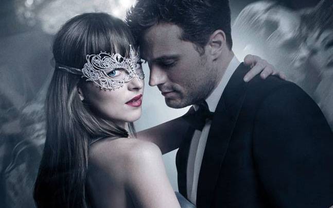 หน้ากากแฟนซีจากภาพยนต์เรื่อง Fifty Shade Darker หน้ากากปาร์ตี้ หน้ากากโลหะ