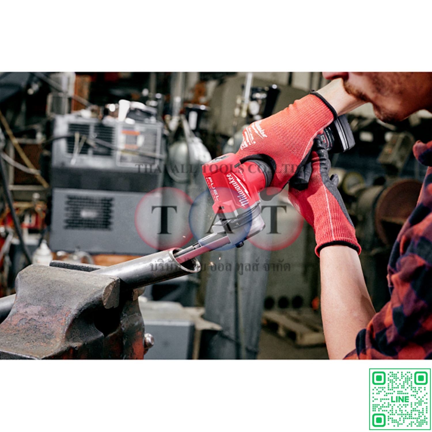 Milwaukee M12 FUEL Bandfile 3/8" x 13" | เครื่องเจียร์สายพานไร้สาย รุ่น M12 FBFL10-0