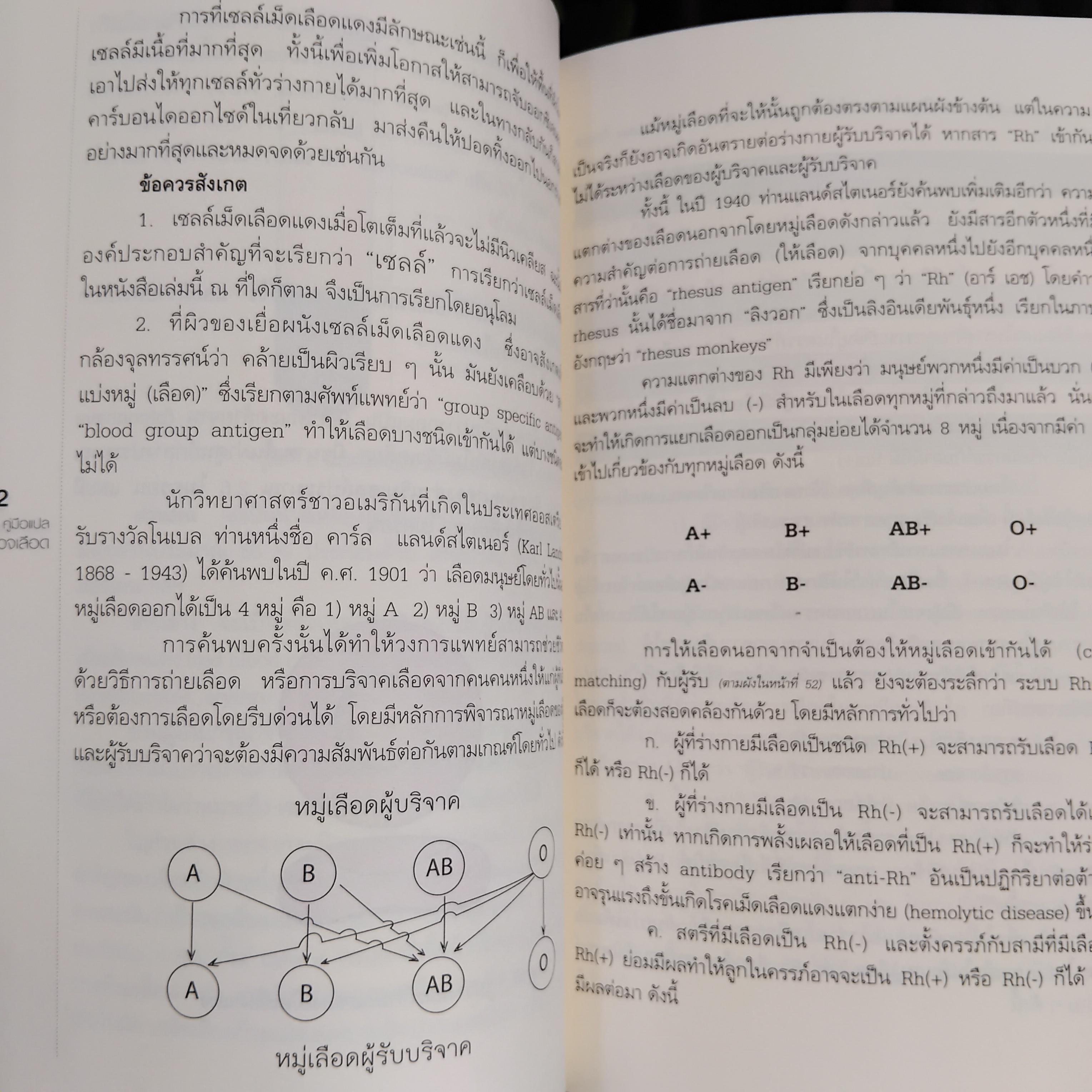 คู่มือแปลผลตรวจเลือด เล่มแรกและเล่มสอง โดย พลเอกประสาร เปรมะสกุล หนังสือสะสม สภาพดีมากครับ