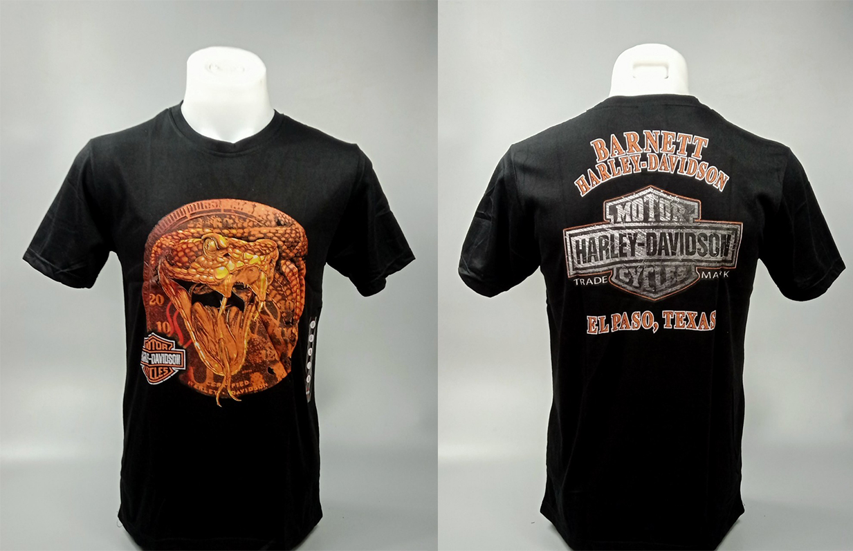 เสื้อยืดคอกลมแขนสั้น H-D 415 S,M,L,XL