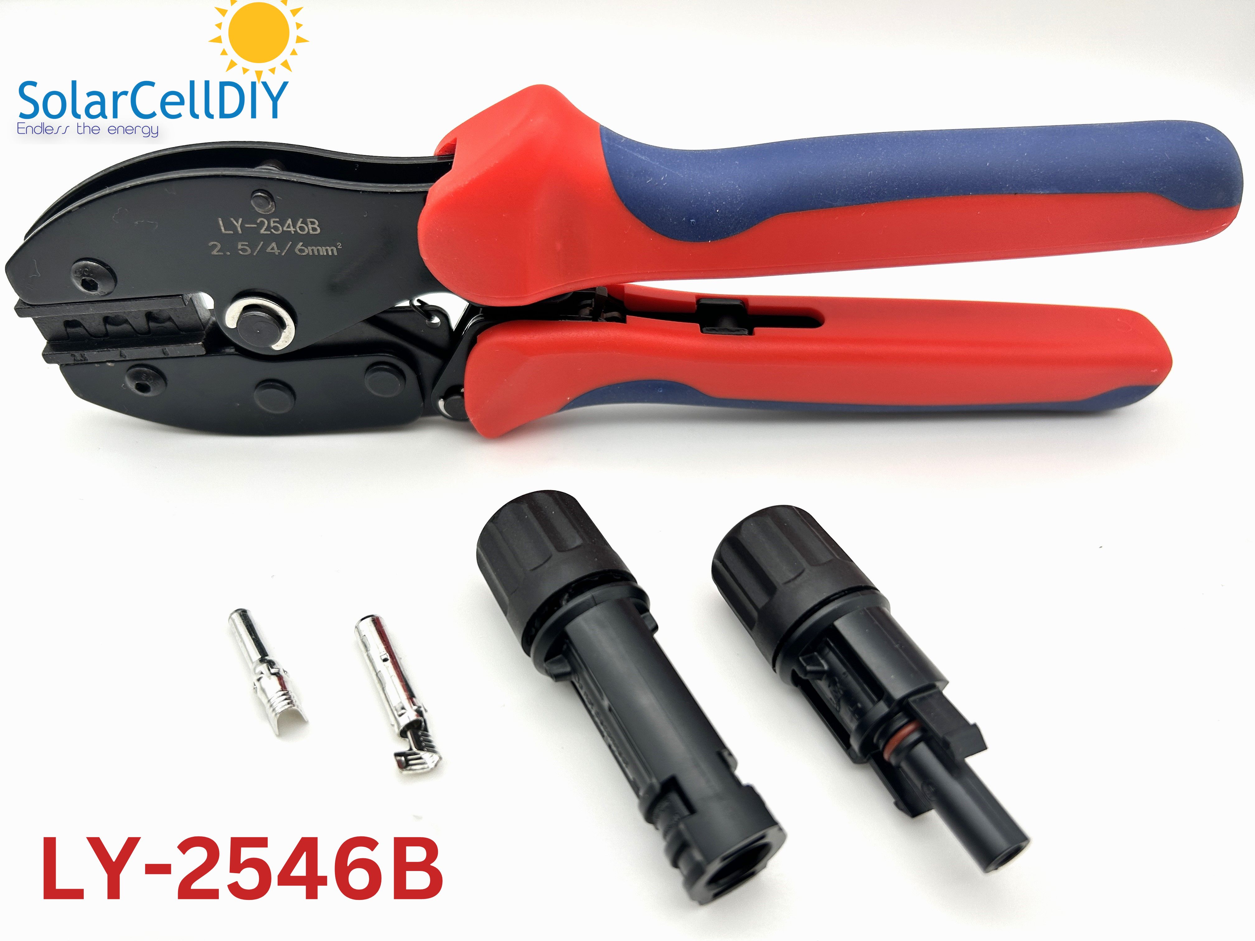 คีมย้ำหัว คอนเนคเตอร์ MC4 สำหรับโซล่าเซลล์ รุ่น LY-2546B