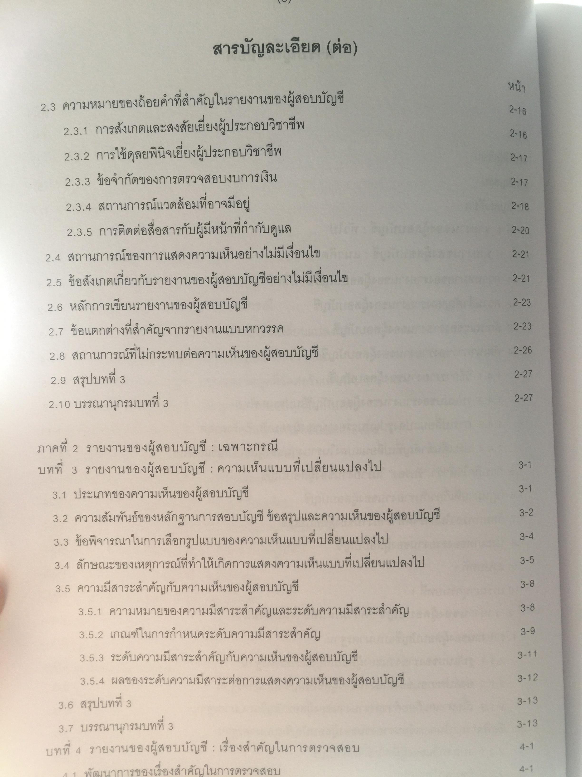 อ่านและเขียน รายงานของผู้สอบบัญชี. ผู้เขียน นิพันธ์ เห็นโชคชัยชนะ และคณะ. 2,500 กรัม