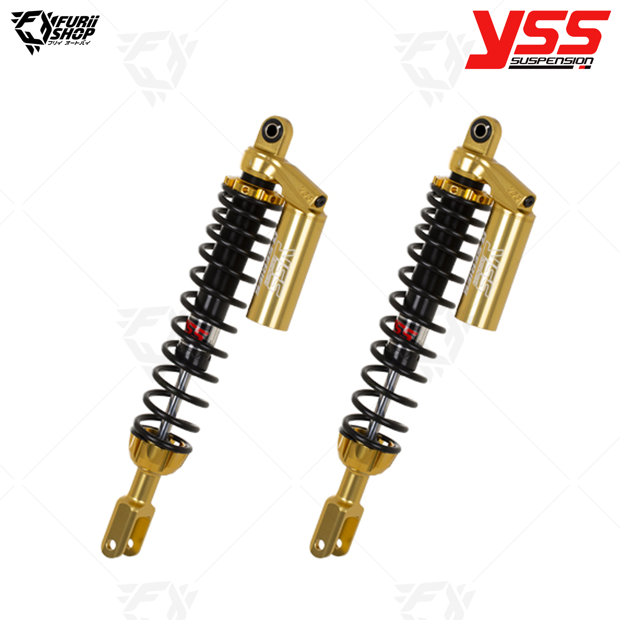 โช๊คหลังแต่ง YSS G-SERIES Gold Edition Smooth (TC302-430T-O3-883M) : for Honda Forza 350 20>/Forza 300 18>