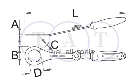 ประแจขันกระโหลก BOTTOM BRACKET SHELL INSTALLAION TOOL UNIOR