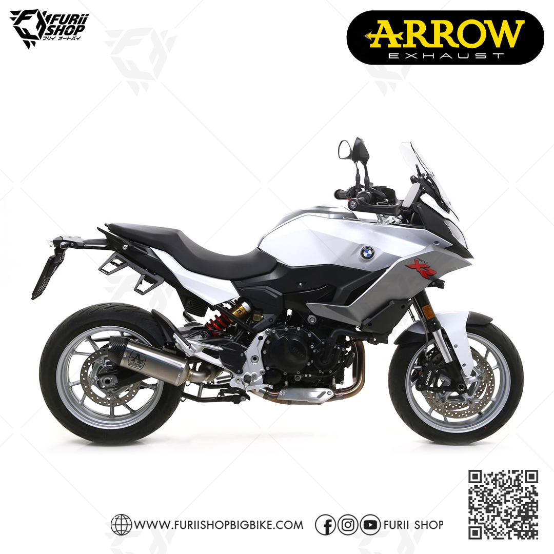 ท่อมอเตอร์ไซค์ Arrow Slip on Titanium Carbon : for BMW F900XR 2020