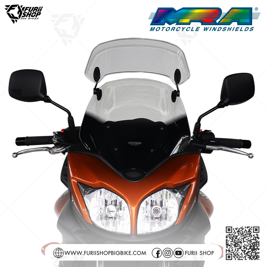 ชิลด์หน้า MRA Windshield XCT 2 Stpes : for Suzuki V-Storm 650 2012-2016