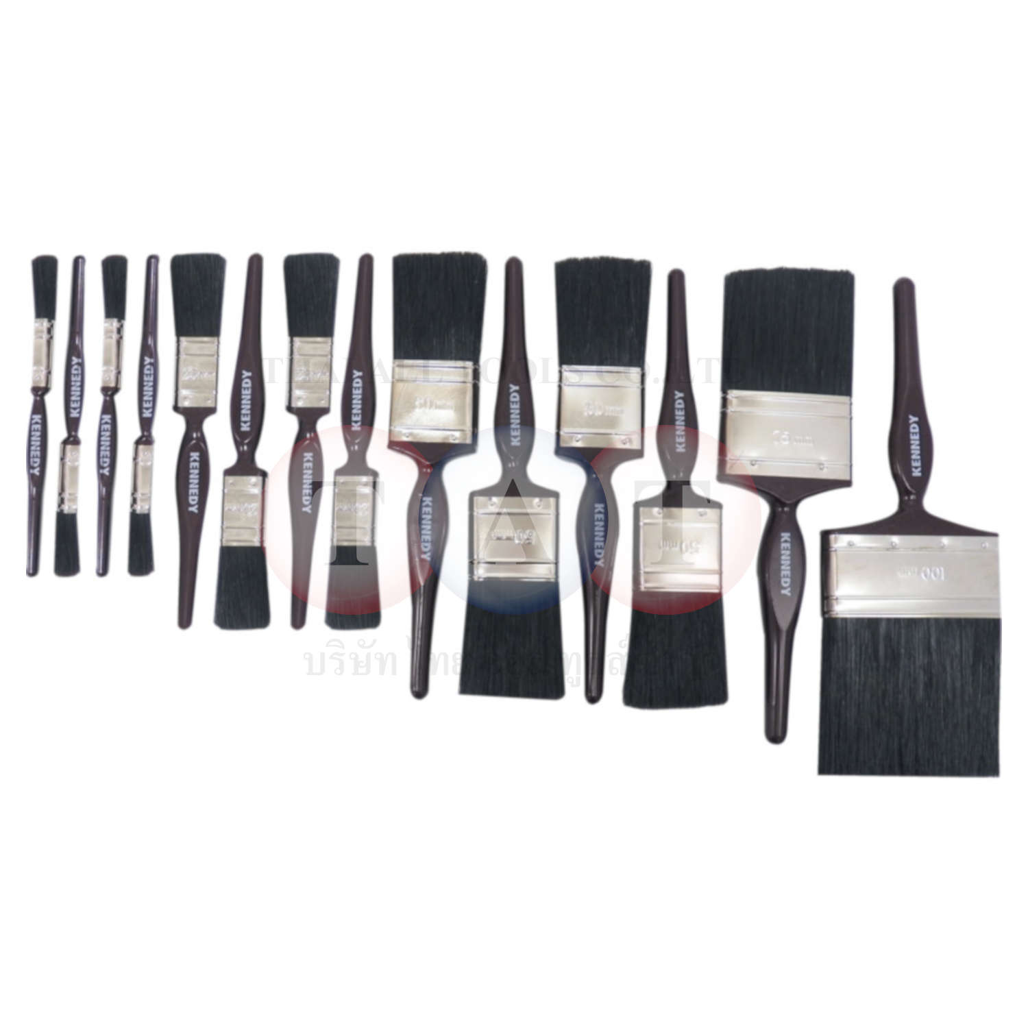 Kennedy.INDUSTRIAL PAINT BRUSHES (SET-14)