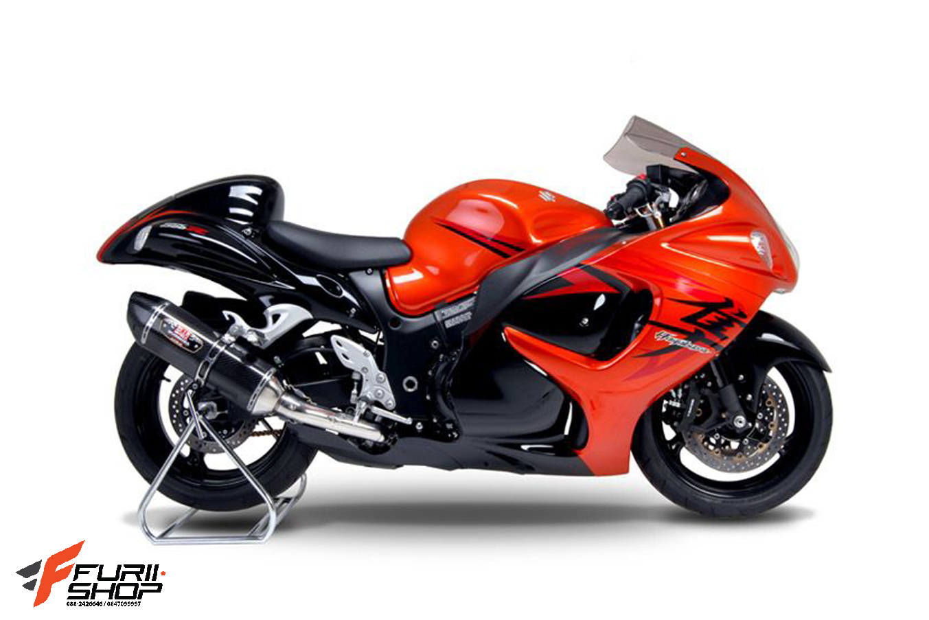 ท่อไอเสีย มอเตอร์ไซค์ YOSHIMURA R77 CARBON SLIP-ON FOR SUZUKI HAYABUSA
