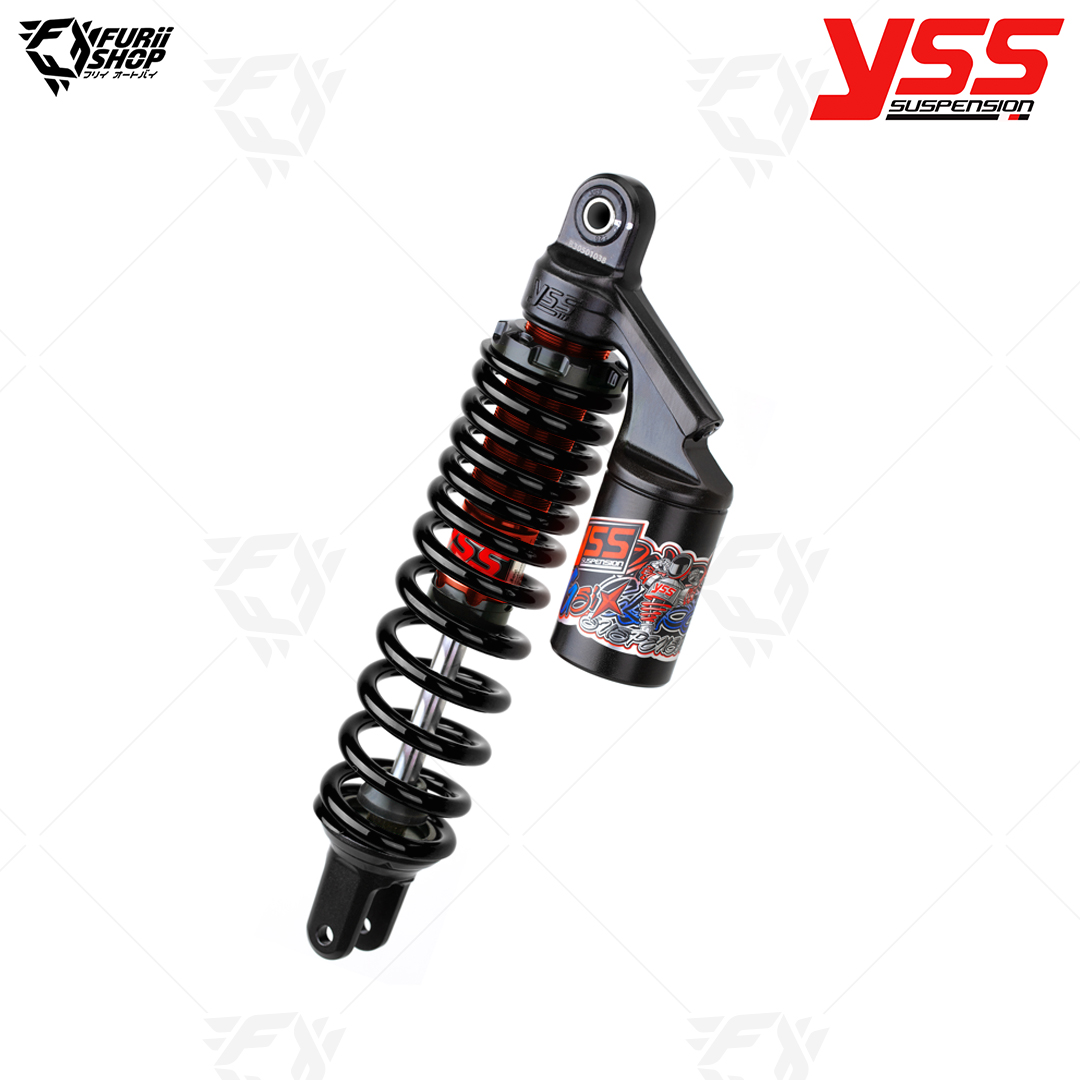 โช๊คหลังแต่ง YSS G-SIX (OC302-300T-01AL-588E) : for YAMAHA MIO 115 '05-11/MIO GT '13/MIO J '12-14