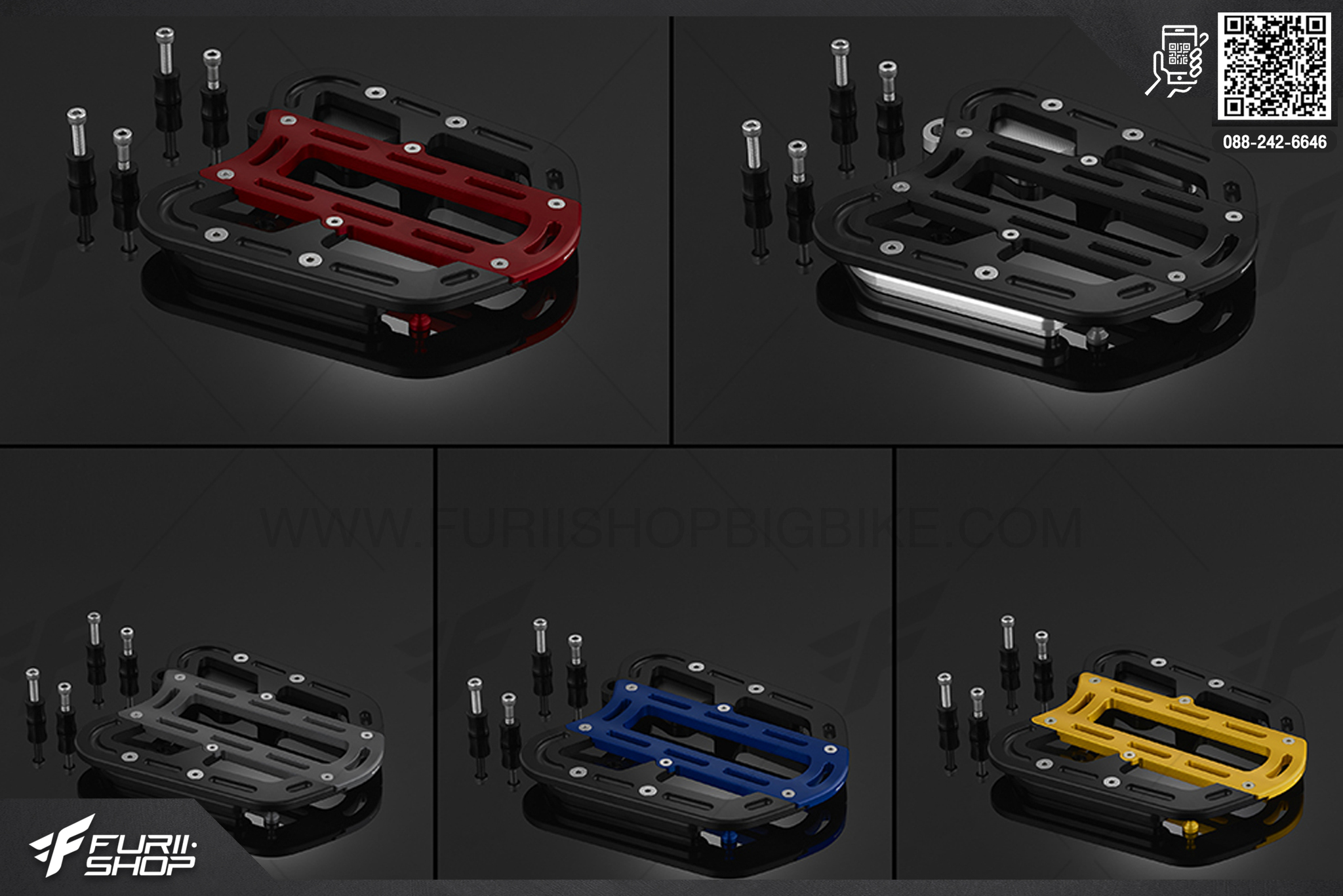 แร็คท้ายรถ (Rear Rack) Bikers Honda PCX 150 (2018-2020)