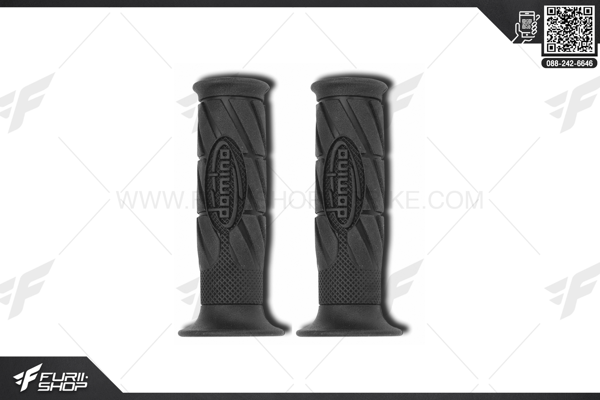 ปลอกแฮนด์ Domino Racing รุ่น Monocolore PVC สี ดำ ปี 2020 รหัส 5519.82.40.06-0