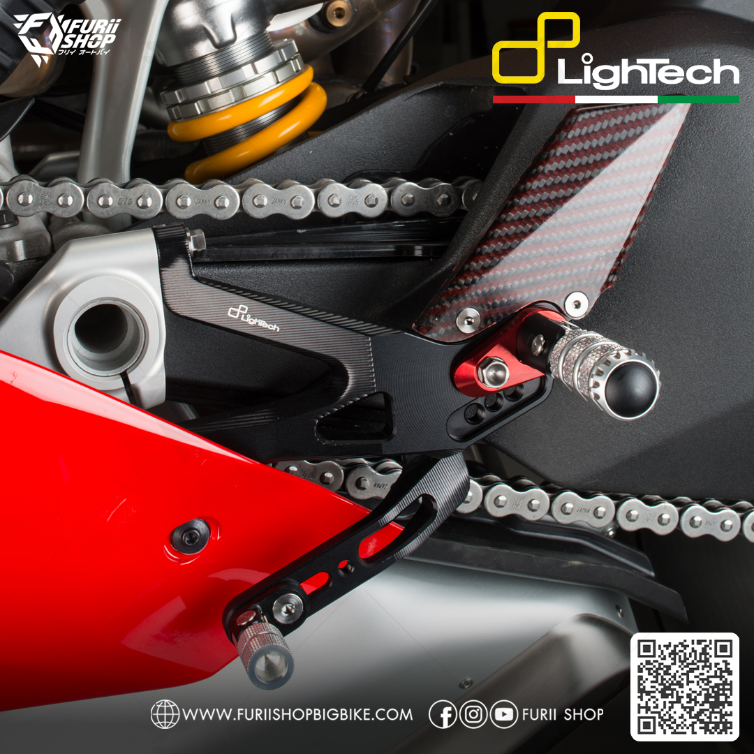 เกียร์โยง Lightech Rearsets R Version : for Ducati Panigale V4/S/R/Superleggera 2018-2019