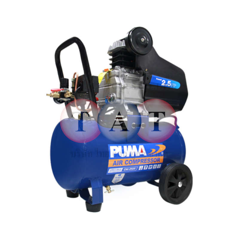 ปั๊มลมโรตารี่ 2.5HP ถัง 25ลิตร PUMA 6300825