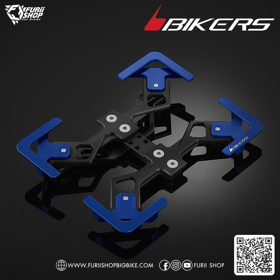 กรอบป้ายทะเบียน รุ่นพรีเมียม 02 Bikers Premium Rear License Support 02 : for Lambretta X300