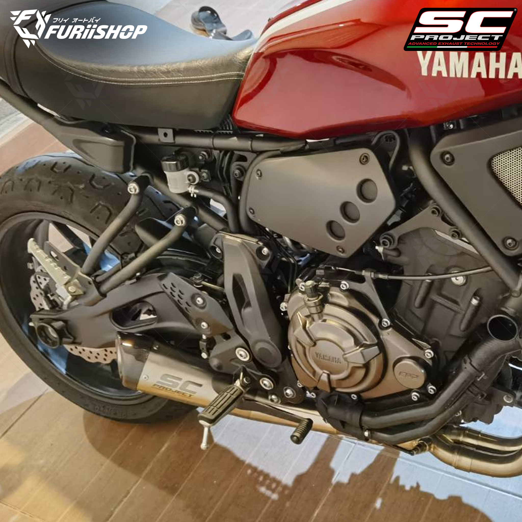 ท่อ SC PROJECT ทรง CONIC For : MT-07/XSR700/R7