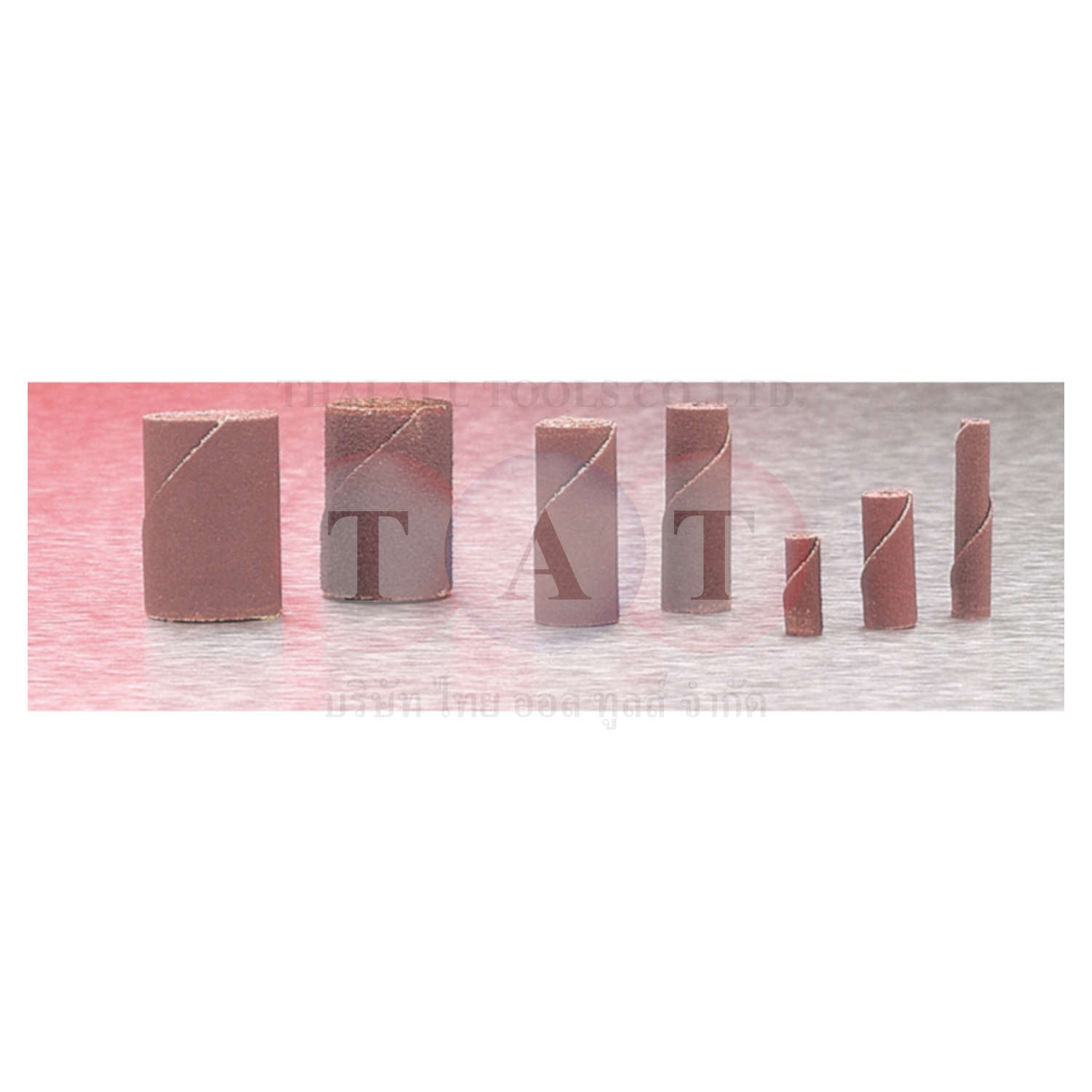 York.9.5 x 38mm Cartridge Rolls Aluminium Oxide cloth Straight Type P80 - CR6 - Pack of 10