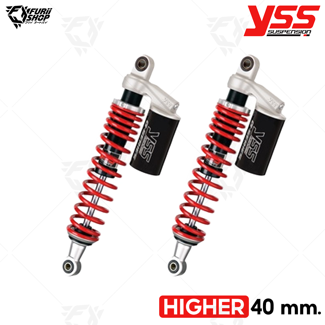 โช๊คหลังแต่ง YSS G-SERIES Cycle Cross HIGHER 40 mm. (RC302-340T-07-858) : for Honda Wave 125i '13-21/110i '13-20