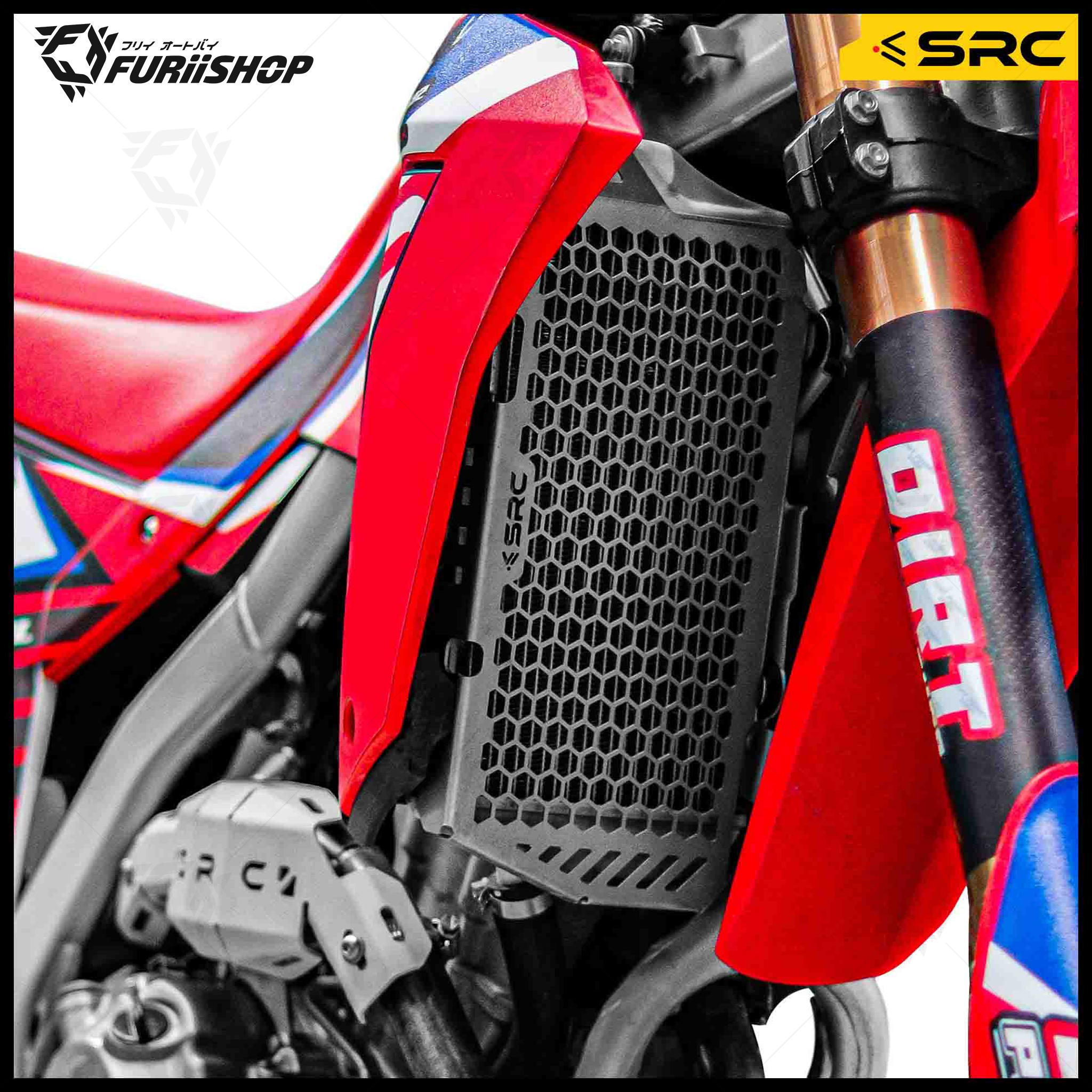 RADIATOR GUARD : FOR HONDA CRF 300 L / 300 RALLY