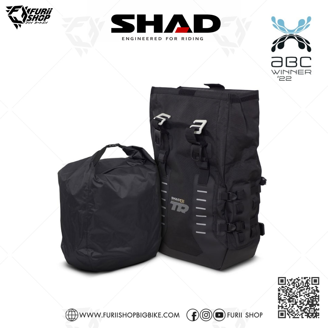 กระเป๋าข้าง SHAD TR40 Saddle bags (ขนาด 40 ลิตร) พร้อมแร็ค (สามารถยึดกับ 4P System เท่านั้น)