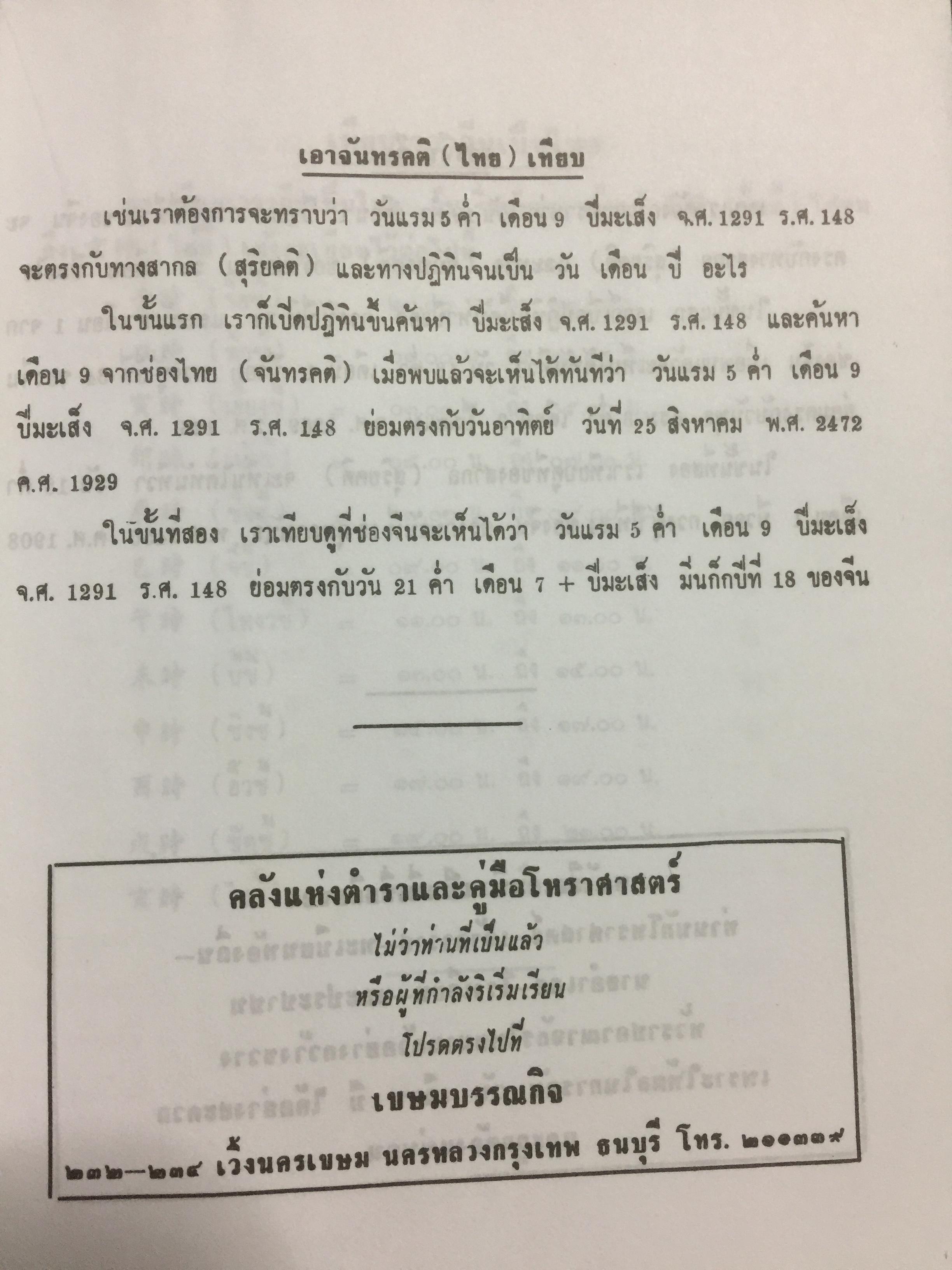 ปฎิทิน 3 ภาษา ไทย จีน ฝรั่ง. เทียบ 160 ปี แต่ พ.ศ.2400 -2560. โดย ร.ท.ทองคำ ยิ้มกำภู และปรีชาหงส์วิไล เหมาะแก นักโหราศาสตร์นักบวช นักดาราศาสตร์ เจ้าพนักงานท้องถิ่น ครูโรงเรียน อำเภอ ฯลฯ 3 กก.