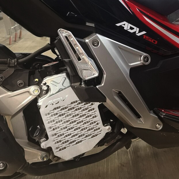 การ์ดหม้อน้ำแต่ง HONDA Adv150 อลูมิเนียม ปี 2019-2022